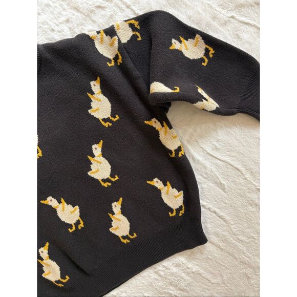Konges Slojd duck print sweater size 4Y - Picture 2 of 10